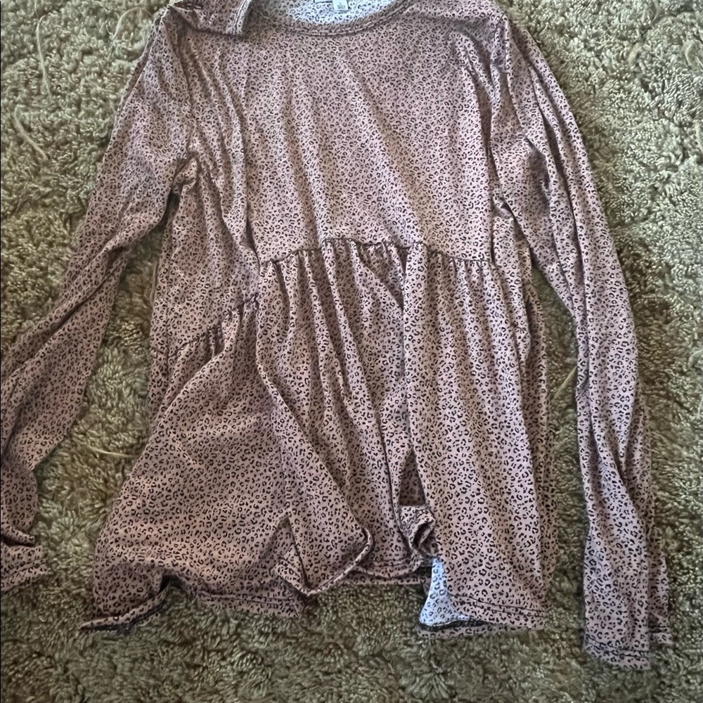 Peplum style top